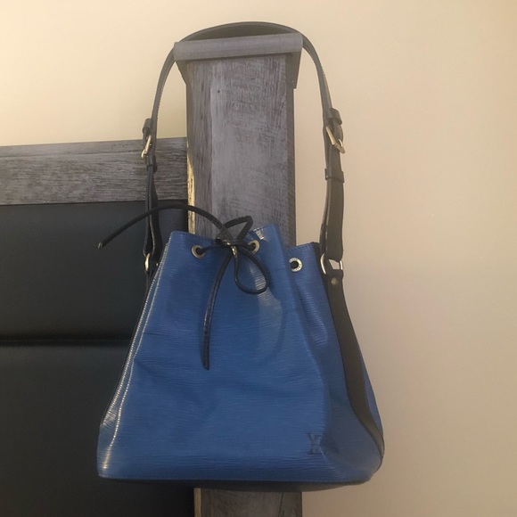 LV Epi Noe Petit Blue bucket - Picture 1 of 9